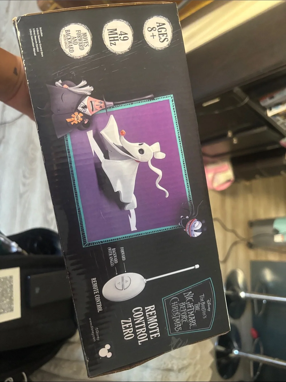 Disney White Zero Remote-Controlled Pet Toy with Orange Nose